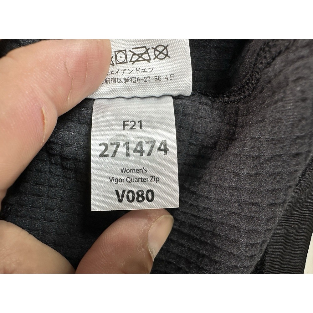 Outdoor Research Vigor 1/4‎ Zip Pullover Womens Large Black - Picture 10 of 10